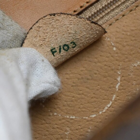 CELINE Logo Macadam Pattern Hand Bag PVC Leather Brown GHW Italy 67EF790 - Picture 15 of 16